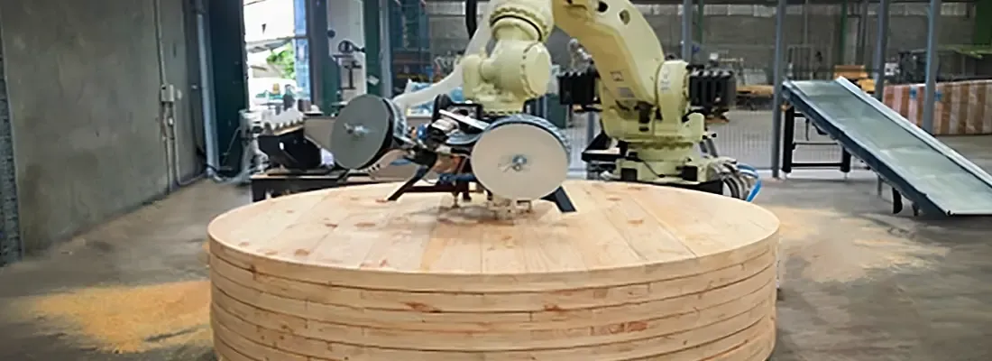 robotic cable drum
